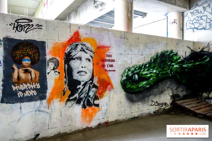 Spot 13 : le lieu éphémère de street art en plein air à Paris, nos photos