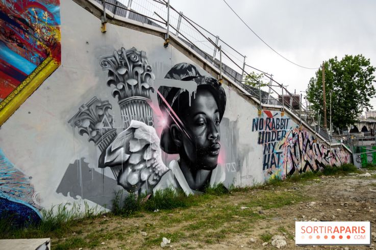 Spot 13 : le lieu éphémère de street art en plein air à Paris, nos photos