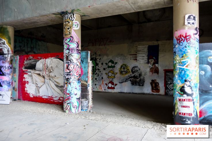 Spot 13 : le lieu éphémère de street art en plein air à Paris, nos photos