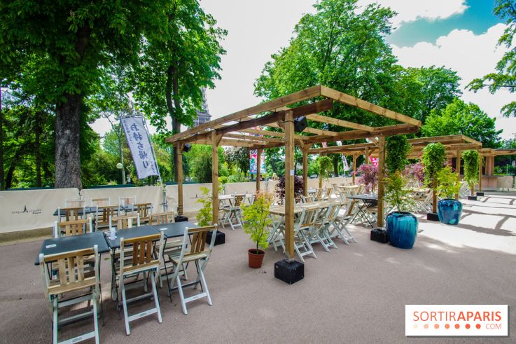 Hanami Paris, Ła terrasse éphémère du Trocadéro