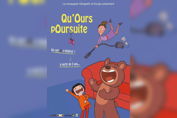 "Qu'Ours pOursuite" un CartOOn Théâtral, à partir de 3 ans
