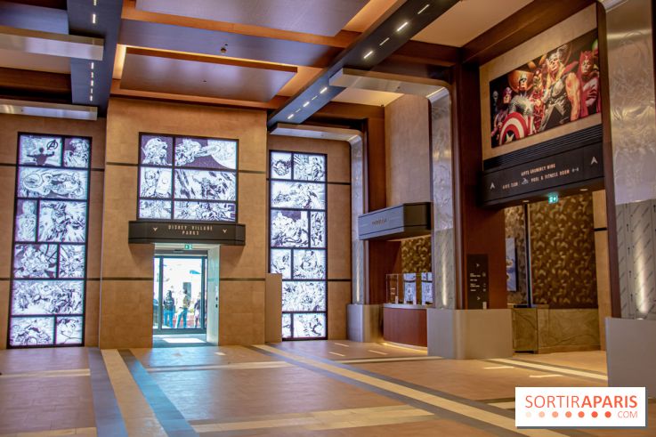 Hôtel Marvel à Disneyland Paris : nos photos du Disney's hotel New York - The Art of Marvel