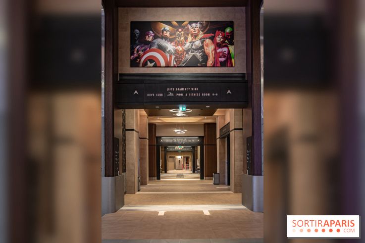 Hôtel Marvel à Disneyland Paris : nos photos du Disney's hotel New York - The Art of Marvel