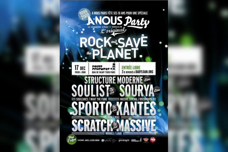 A Nous Party, Scratch Massive, Sporto Kantès, Soirée, Point Ephemere, Paris