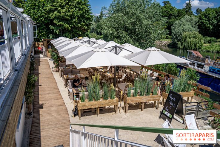 La plage et le brunch EffetMer de la Maison Louveciennes 