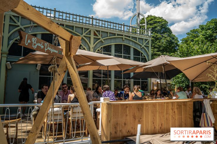 Le Beach Parisienne du Chalet du lac, la plage estivale à Paris