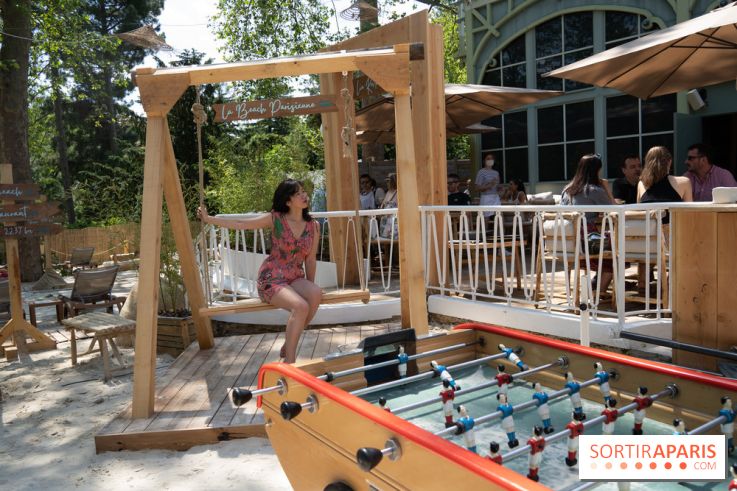 Le Beach Parisienne du Chalet du lac, la plage estivale à Paris
