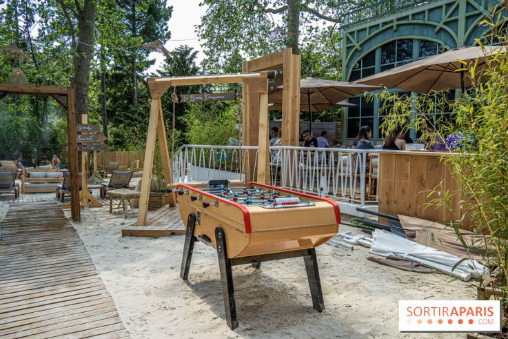 Le Beach Parisienne du Chalet du lac, la plage estivale à Paris