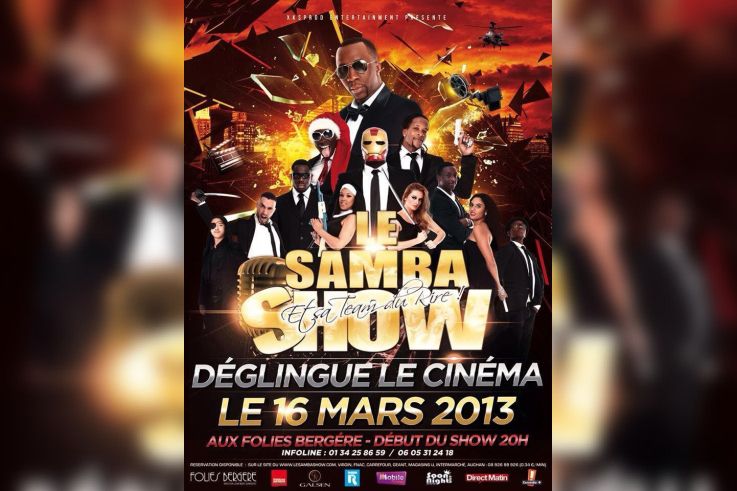 Le Samba Show et sa team du rire déglingue le cinéma