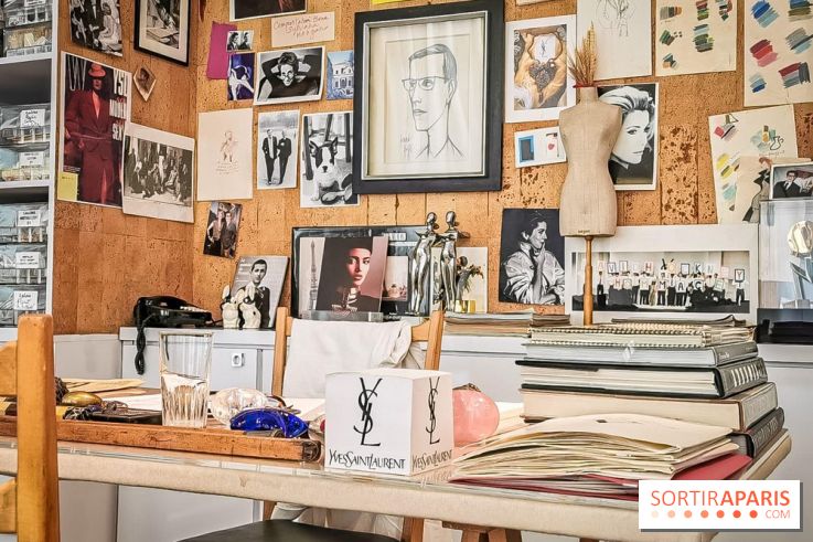 Exposition Yves Saint Laurent, les coulisses de la haute couture à Lyon, au musée Yves Saint Laurent