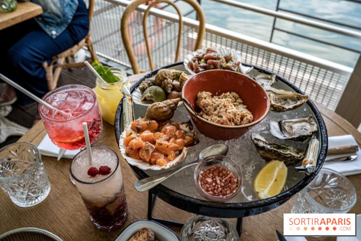 Polpo brasserie, la terrasse péniche 