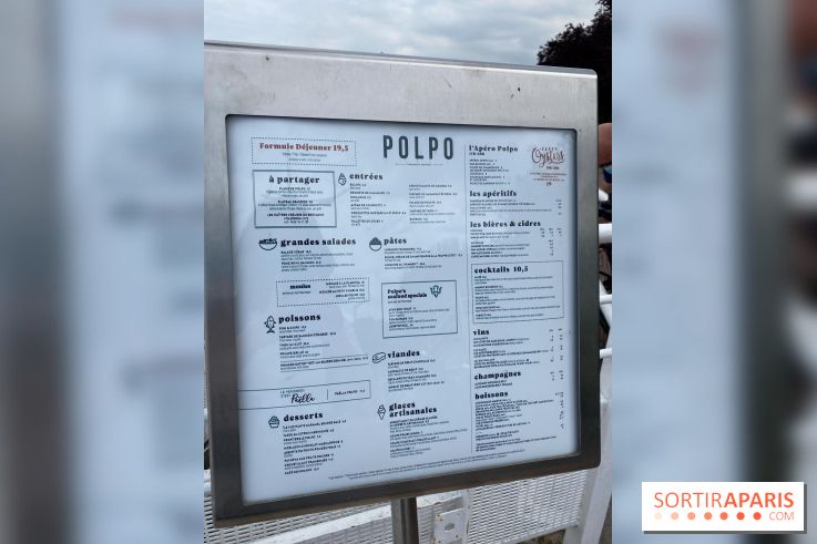 Polpo brasserie, la terrasse péniche 