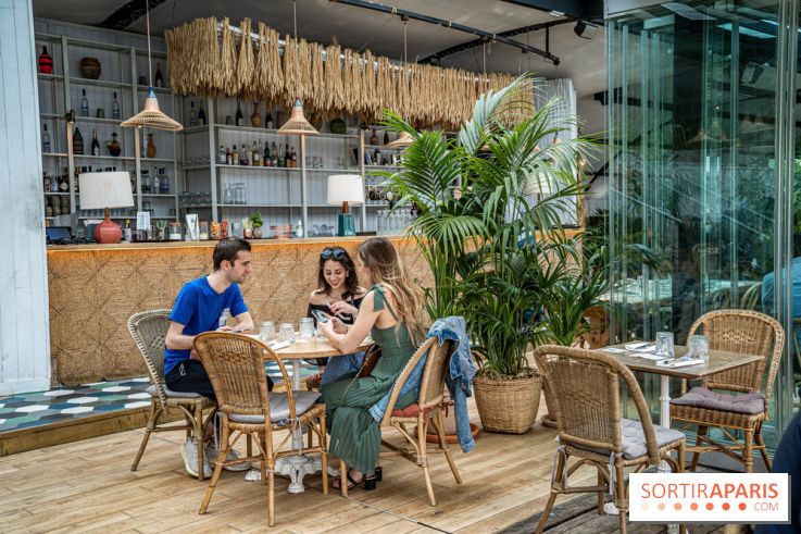 Polpo brasserie, la terrasse péniche 