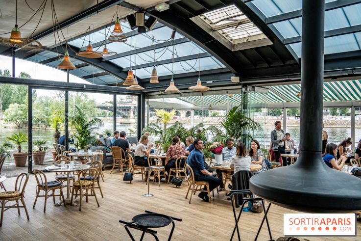 Polpo brasserie, la terrasse péniche 