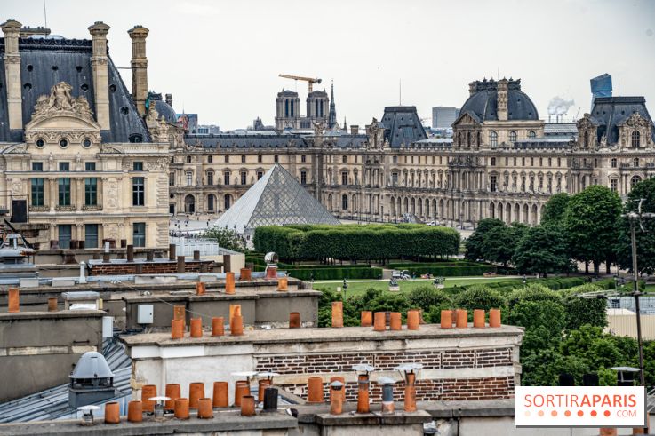 Visuel Paris, vue du Meurice suite Etoile - Louvre