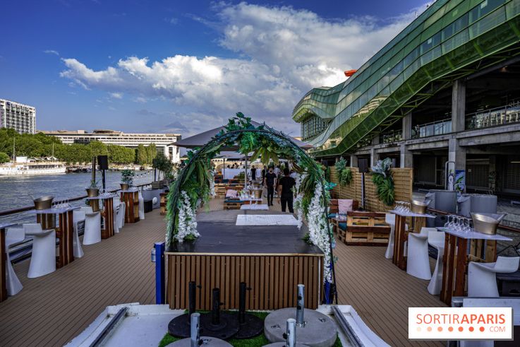 Solarium, la péniche au pied de la Cité de la Mode et du Design