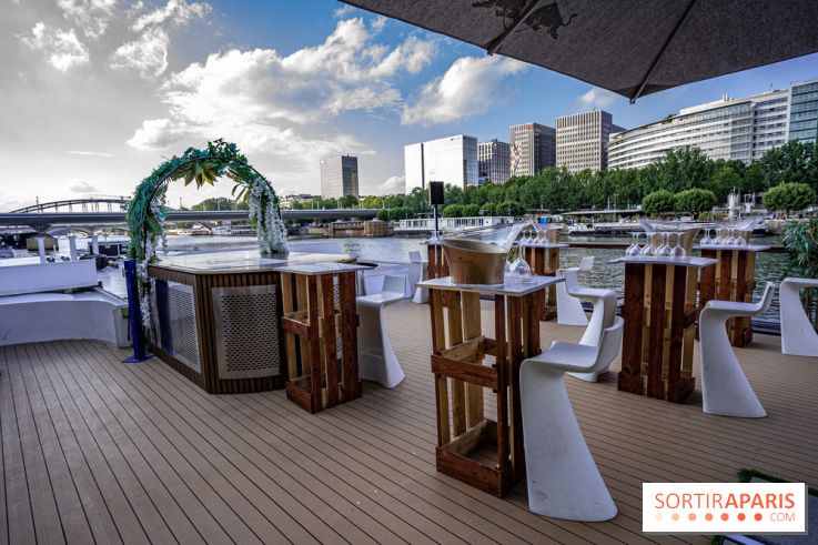 Solarium, la péniche au pied de la Cité de la Mode et du Design