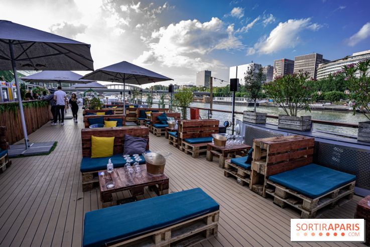 Solarium, la péniche au pied de la Cité de la Mode et du Design