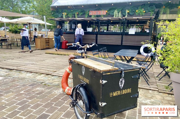 La Mer à Boire la terrasse en mode bord de mer à Paris