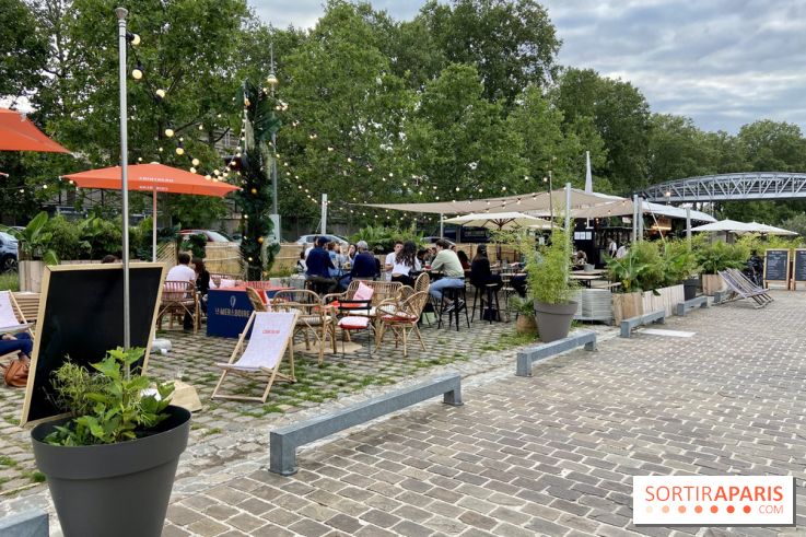 La Mer à Boire la terrasse en mode bord de mer à Paris