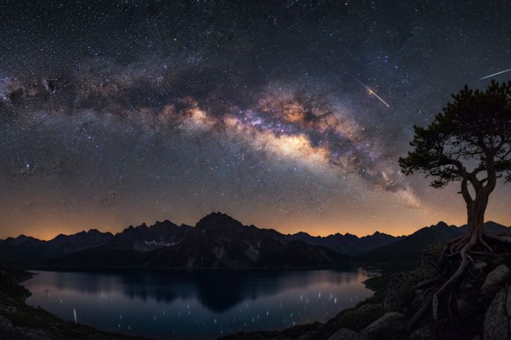 Lune, étoiles filantes, éclipse : ce qu'il ne faut pas manquer dans le ciel pour cette année 2025