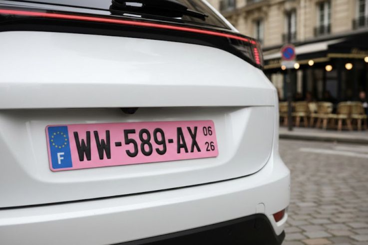 Pourquoi des plaques d'immatriculation roses vont-elles être visibles sur les routes dès le 1er janvier ?