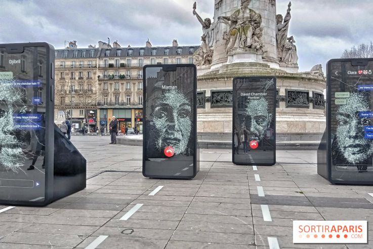 Vies brisées, l'exposition choc en plein air qui alerte sur le danger du téléphone au volant