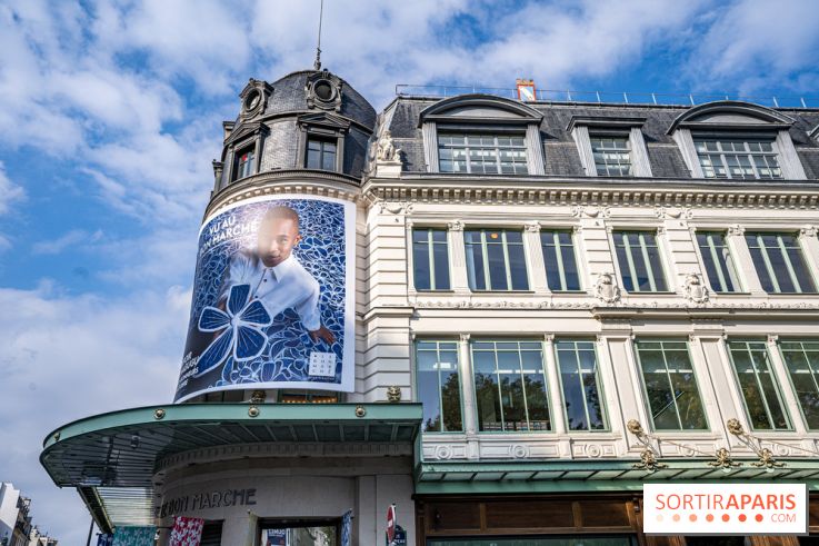 Les fleurs de Thebe Magugu au Bon Marché