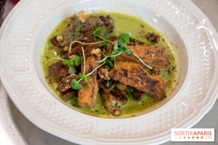 Sapid, la table à manger Naturaliste d'Alan Ducasse : nos photos