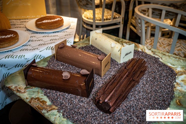 Photos : Les Bûches de Noël 2021 et galettes 2022 de Pierre Chirac et Stephanie Le Quellec