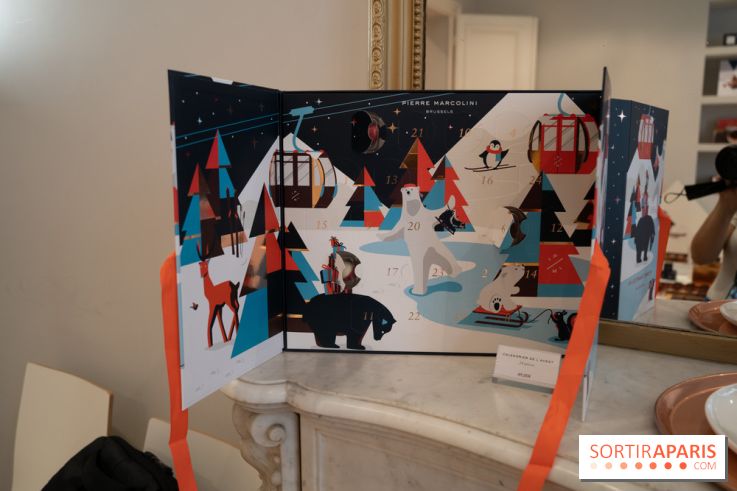 Photos : Les Bûches et chocolats de Noël de Pierre Marcolini 2021
