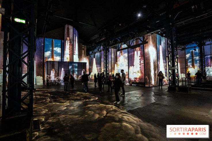 Photos : Destination Cosmos à l'Atelier des Lumières