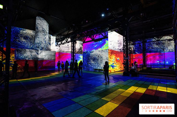 Photos : Destination Cosmos à l'Atelier des Lumières