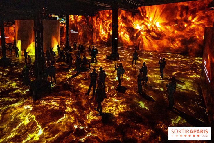 Photos : Destination Cosmos à l'Atelier des Lumières