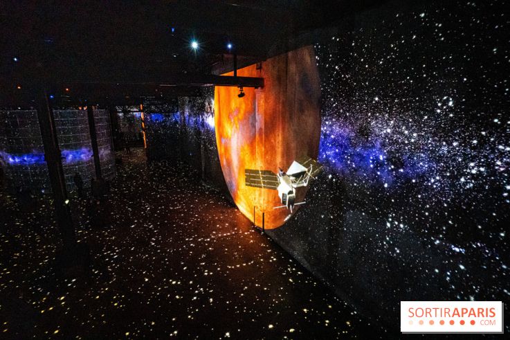 Photos : Destination Cosmos à l'Atelier des Lumières