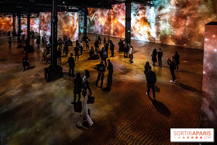 Photos : Destination Cosmos à l'Atelier des Lumières