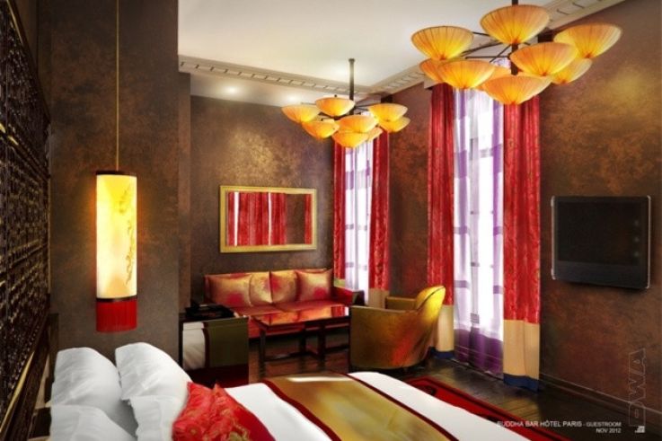 Chambre © Buddha-Bar Hotel Paris