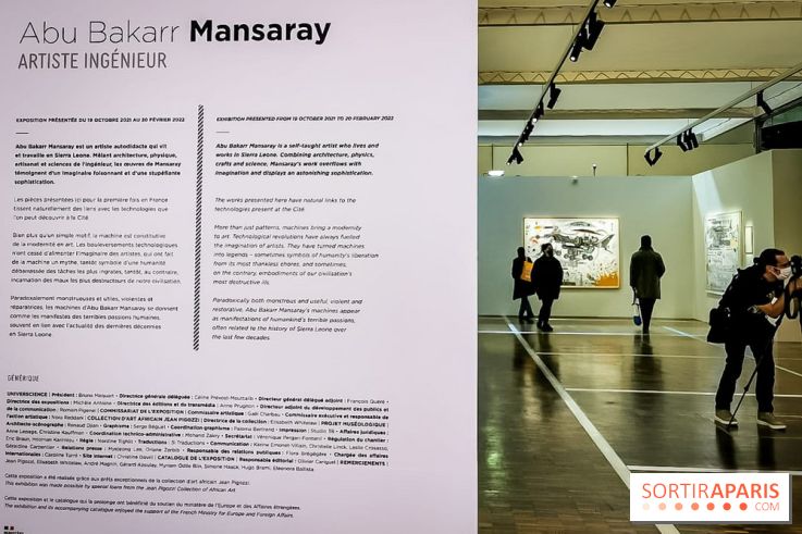 Exposition Abu Bakarr Mansaray à la Cité des Sciences et de l'Industrie - nos photos