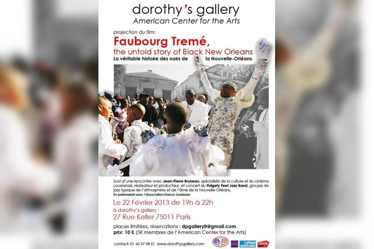PROJECTION du film Faubourd Tremé, La véritable histoire des Noirs de New Orleans