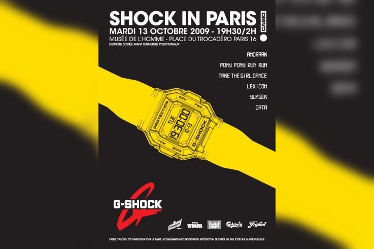 Shock The World, Casio, Shock in Paris, G Shock, musée de l’homme, Soirée, Paris