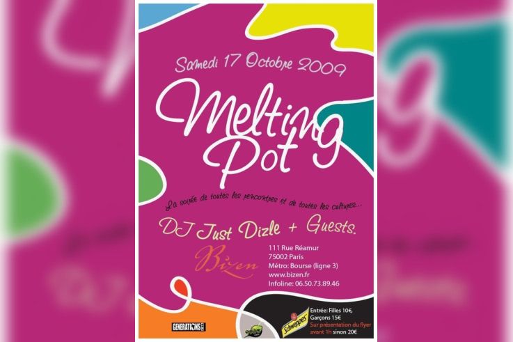 Melting Pot, Bizen, Paris, Soirée, Clubbing 