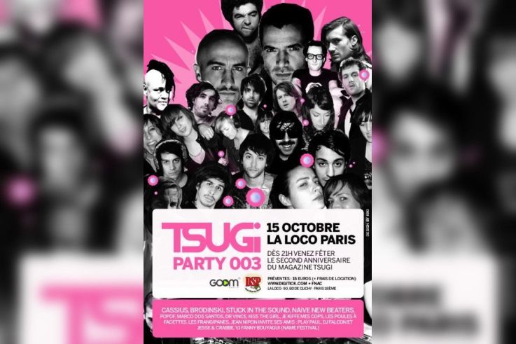 Tsugi Party, Naive New Beaters, Cassius, Brodinski, Je kiffe mes cops, Loco, Paris, Soirée, Clubbing