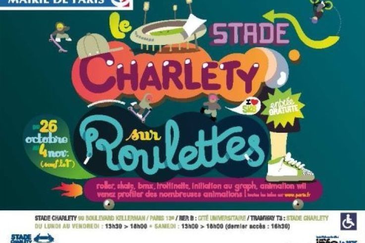 Charléty sur roulettes, Stade Charlety, Sports, Paris, Vacances