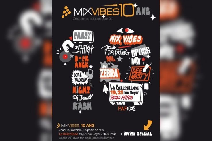 MixVibes, Zebra, Dee Nasty, Troubl, Soirée, Paris, Bellevilloise