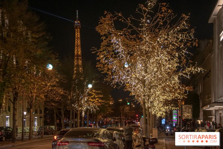Illuminations de Noël 2021 de l'avenue Montaigne : nos photos