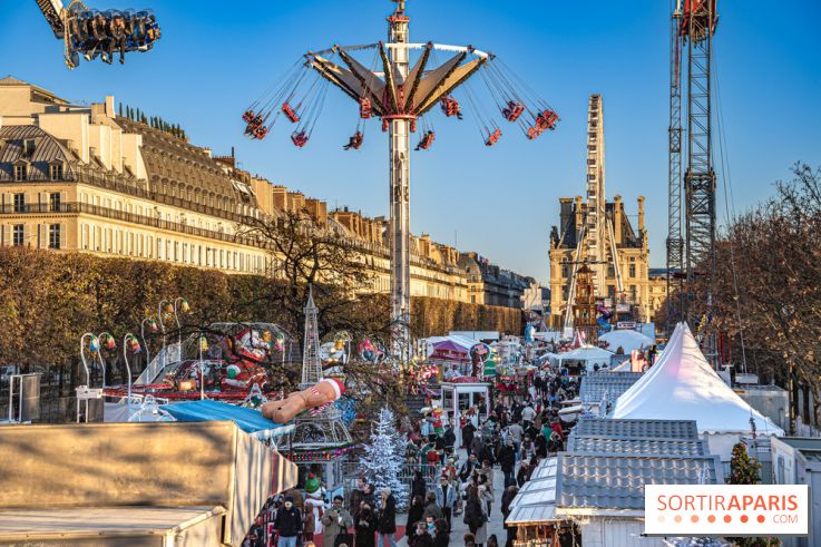 Marché de Noël du Jardin des Tuileries à Paris, derniers jours 