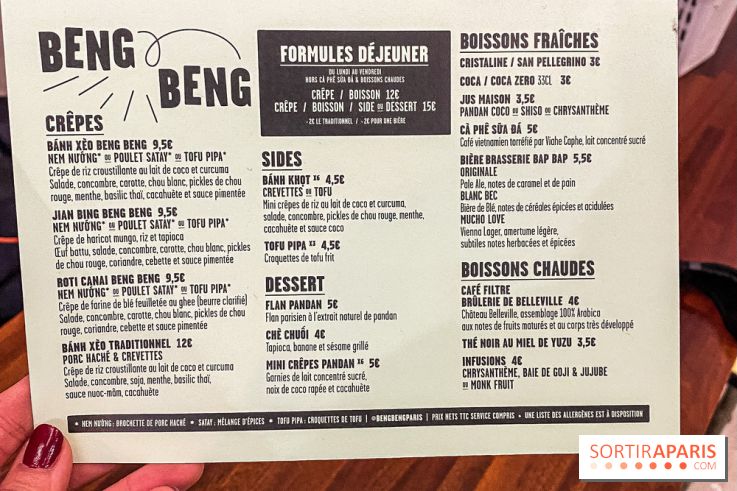 Beng Beng, le restaurant de Banh exo et autres galettes roulés