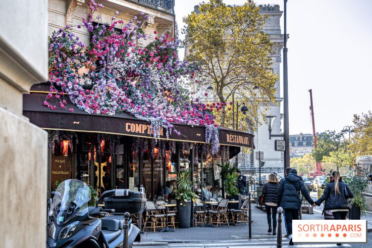 Les cafés fleuris de Paris