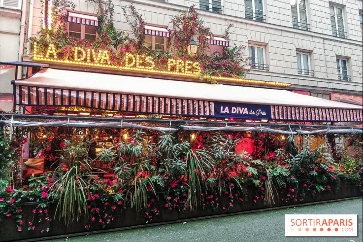 Les cafés fleuris de Paris