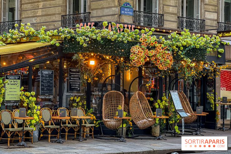 Les cafés fleuris de Paris